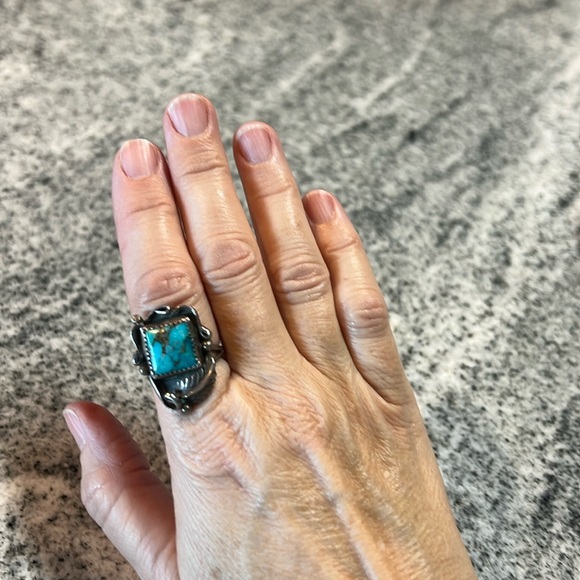 Genuine Turquoise Ring - Picture 2 of 3